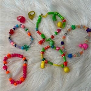 Vintage 90s Candy Rave Bracelets & Rings